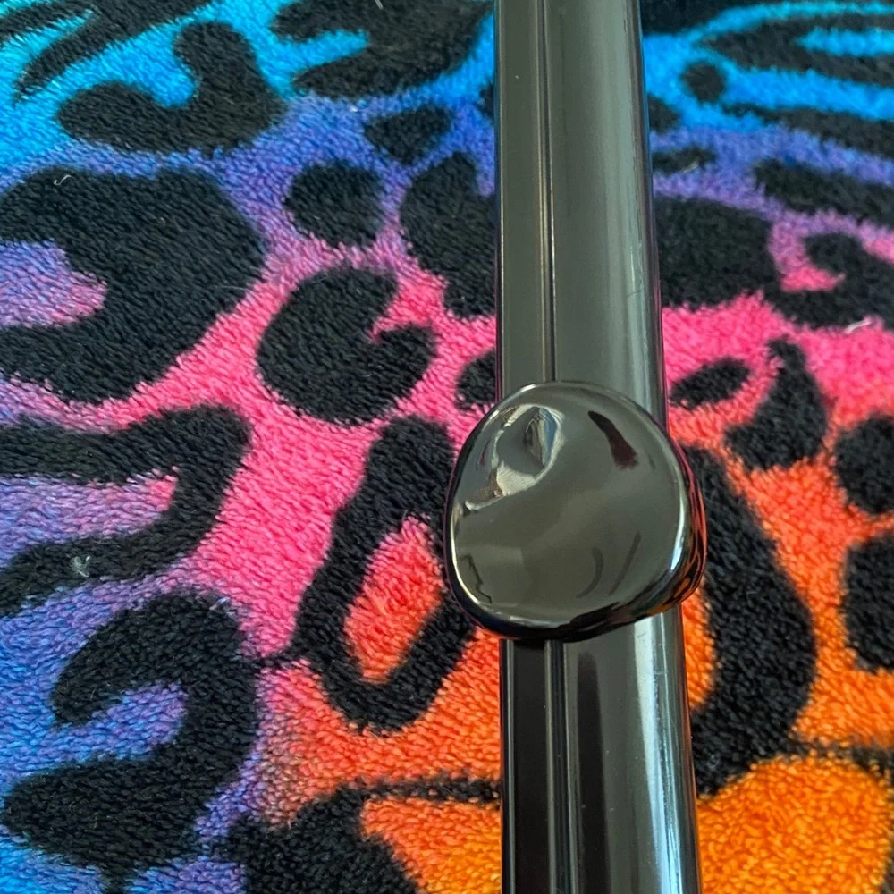 Plunder Glossy Black Wearable Ring